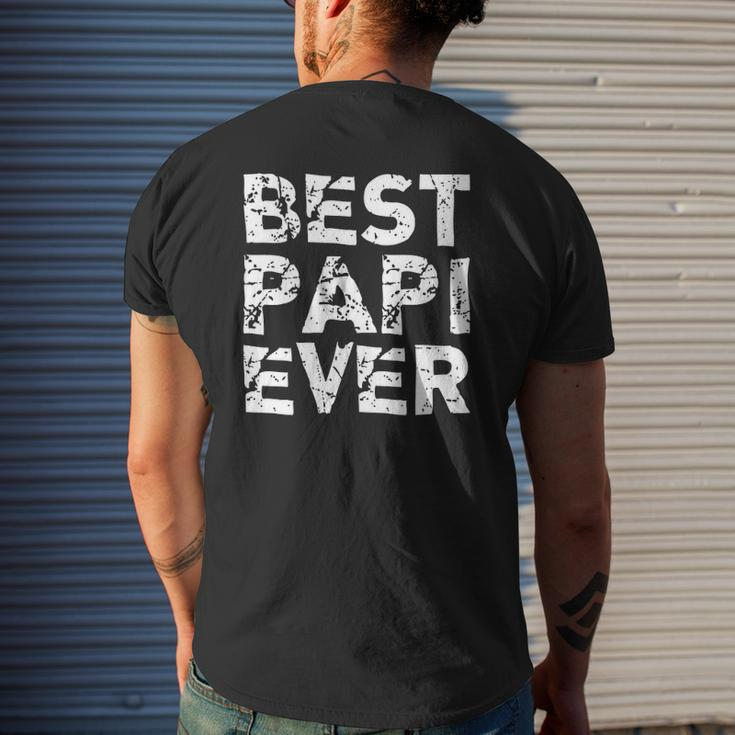 Best Papi Ever Cool Mens Back Print T-shirt Gifts for Him