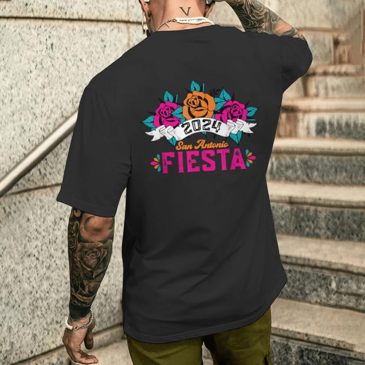 Cinco De Mayo Fiesta San Antonio 2024 Let's Fiesta Men's T-shirt Back Print Gifts for Him