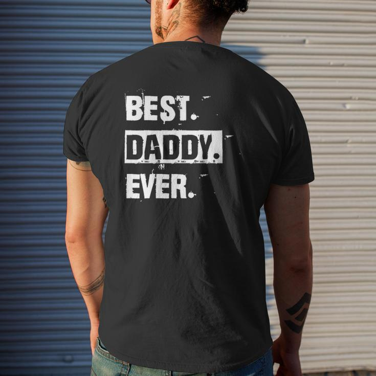 Cool Best Daddy Ever Mens Back Print T-shirt Gifts for Him