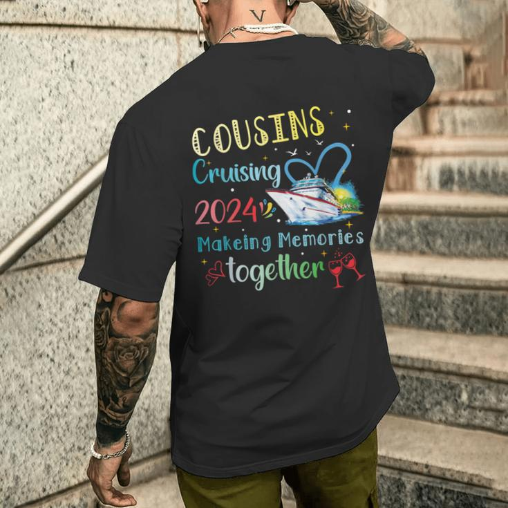 Cruising Cousins Cruising 2024 Making Memory Together Men's T-shirt Back Print Gifts for Him