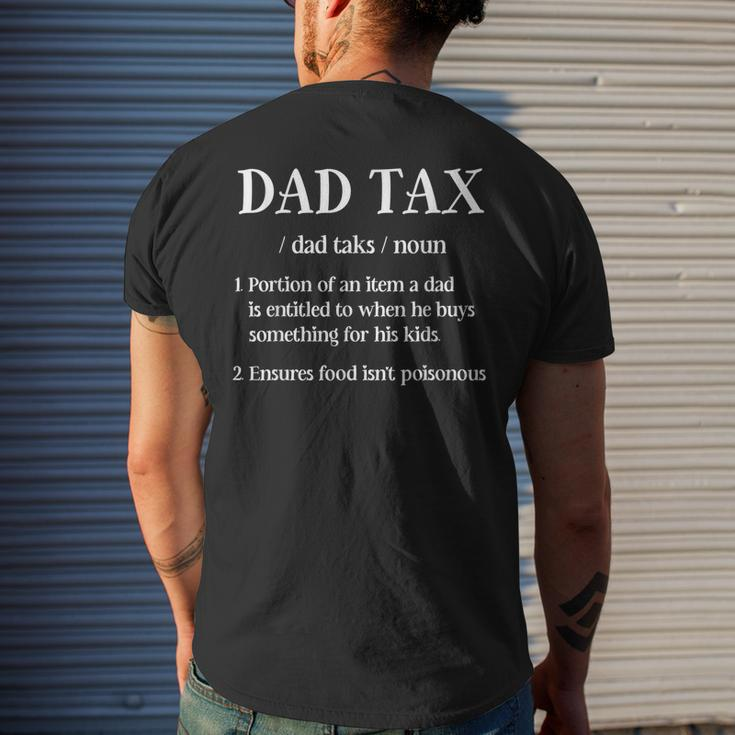 Dad Tax Definition Apparel Mens Back Print T-shirt Gifts for Him
