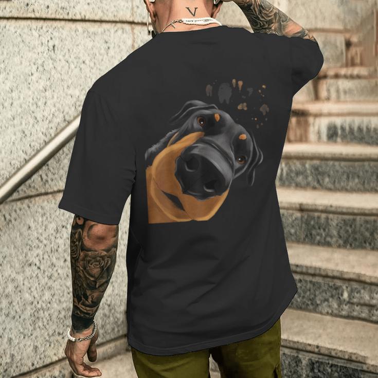 Dog Beauceron T-Shirt mit Rückendruck Geschenke für Ihn