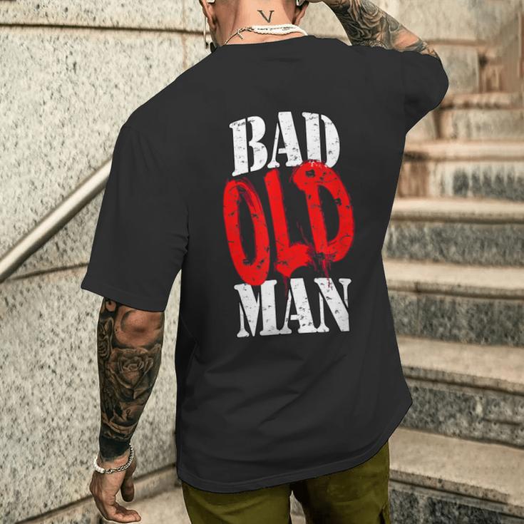 Evil Alter Mann Opa Papa T-Shirt mit Rückendruck Geschenke für Ihn