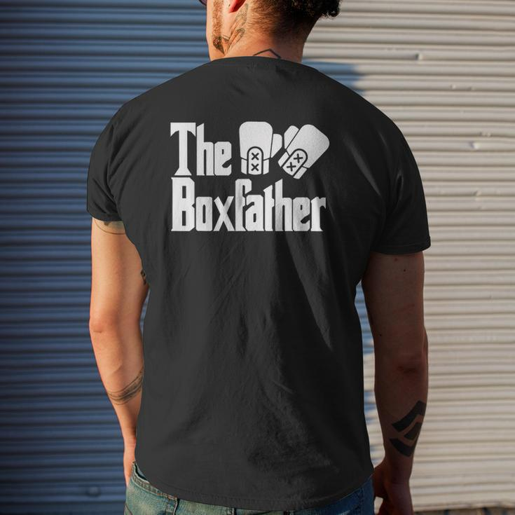 Fathers Day The Box-Father Boxing Boxer Dad Men Mens Back Print T-shirt Gifts for Him