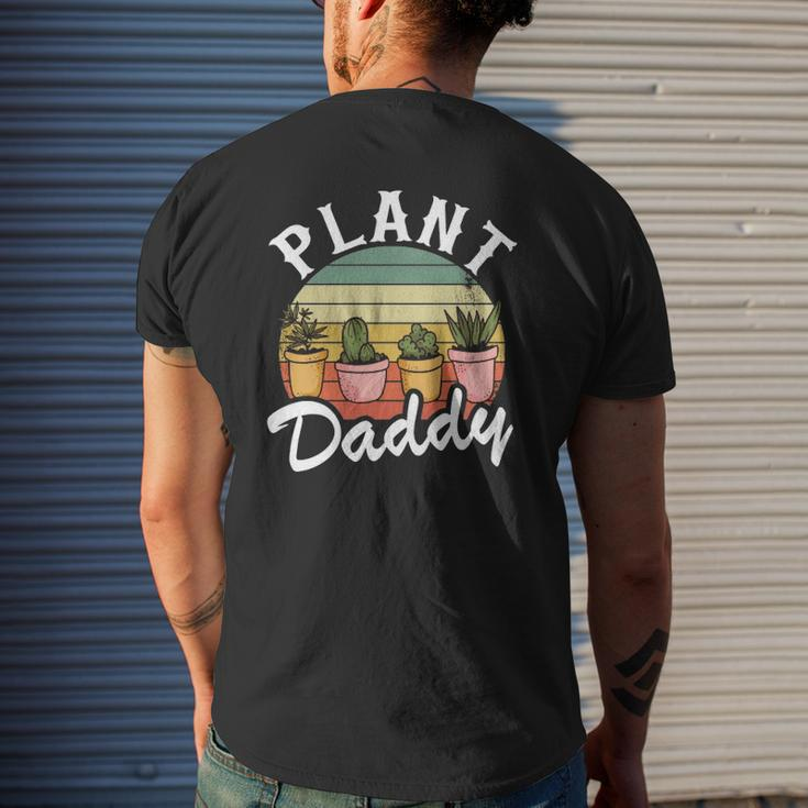 Gardener Dad Plant Expert Plant Daddy Mens Back Print T-shirt Gifts for Him