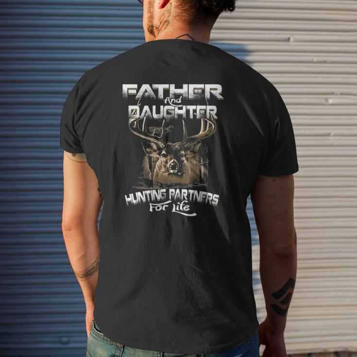 Tee Father And Daughter Hunting Partners For Life Mens Back Print T-shirt Gifts for Him