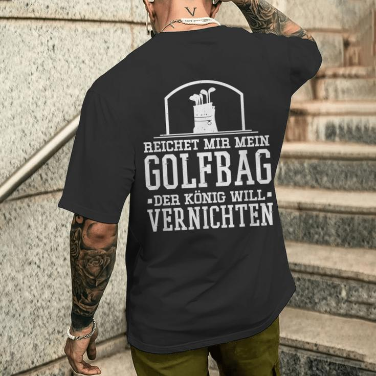 Golf Bag Golf Player Slogan T-Shirt mit Rückendruck Geschenke für Ihn
