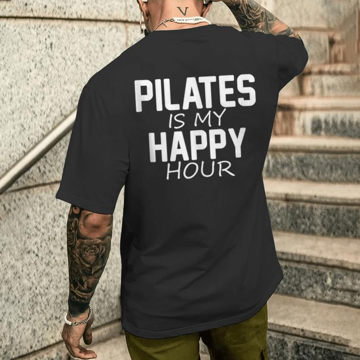 Pilates Workout Fitness And Exercise Lover Pilates Men's T-shirt Back Print Gifts for Him