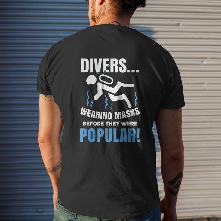 Scuba Diving Pun For Scuba Diver Mens Back Print T-shirt Gifts for Him