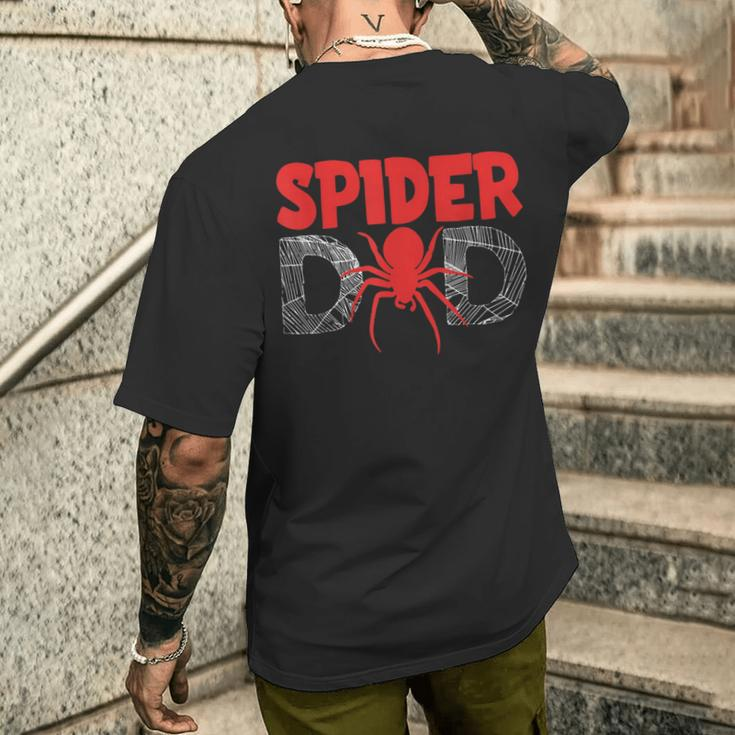 Spider Dad For Male Parents Spider Lovers Men's T-shirt Back Print Gifts for Him