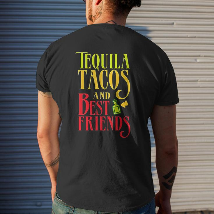 Taco Retro Taco Tequila Tacos And Best Friend Mens Back Print T-shirt Gifts for Him