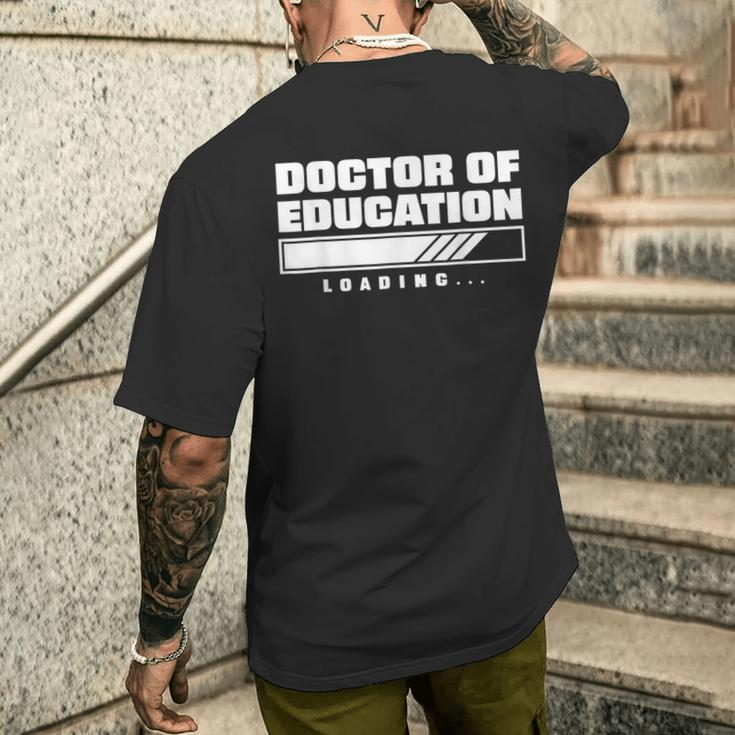Future Edd EdD Loading Doctor Of Education Loading Men's T-shirt Back Print Gifts for Him