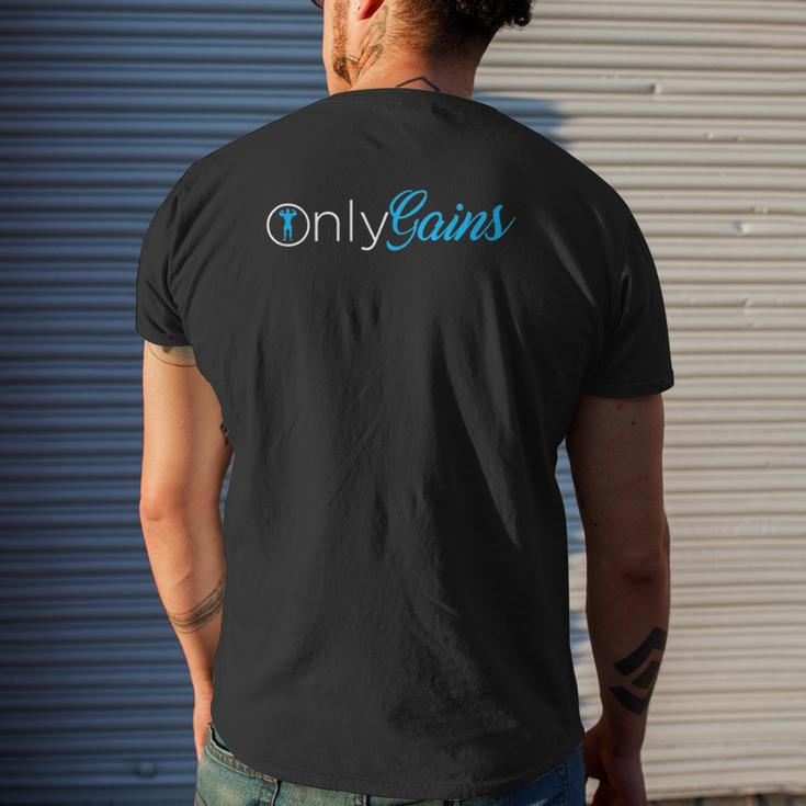 Only Gains Onlygains Gym Mens Back Print T-shirt Gifts for Him