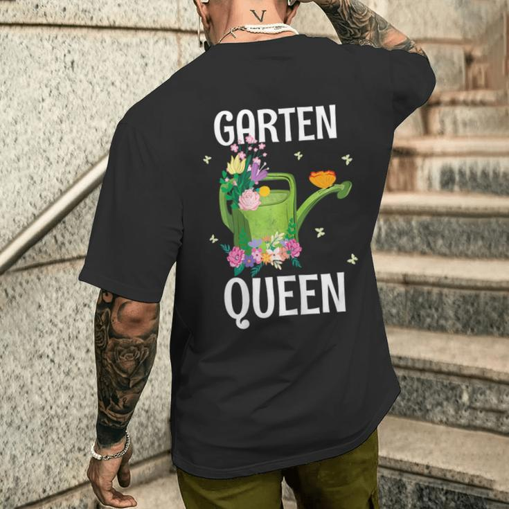Gardener Garden Chefin Floristin Garden Queen Garden Queen T-Shirt mit Rückendruck Geschenke für Ihn