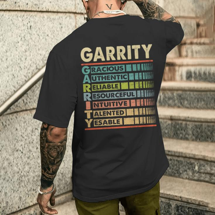 Garrity Family Name Garrity Last Name Team Men's T-shirt Back Print Gifts for Him