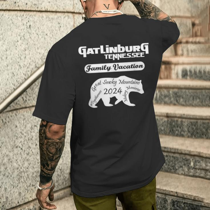 Gatlinburg Family Vacation 2024 Gatlinburg Tennessee Vacay 3 Men's T-shirt Back Print Gifts for Him