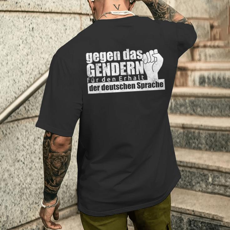 Gendern für den Erhalt der deutschen Sprache Kurzärmliges Herren-T-Kurzärmliges Herren-T-Shirt Geschenke für Ihn