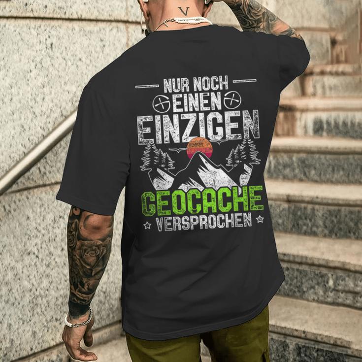 Geocache Geocaching Nur Noch Ein Cache T-Shirt mit Rückendruck Geschenke für Ihn