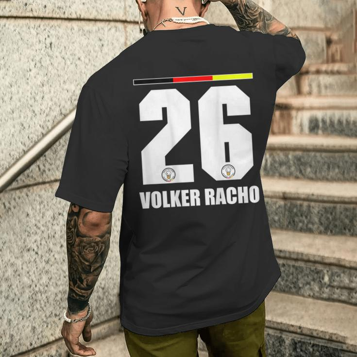 Germany Sauf Jersey Volker Racho Sauf Legend T-Shirt mit Rückendruck Geschenke für Ihn