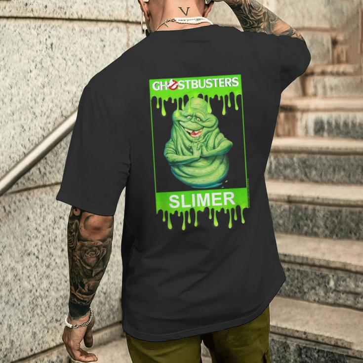 Ghostbusters Slimer Portrait Poster T-Shirt mit Rückendruck Geschenke für Ihn