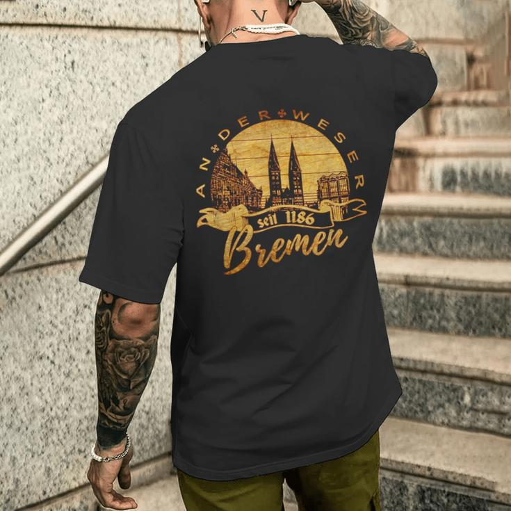 Souvenir Bremen T-Shirt mit Rückendruck Geschenke für Ihn