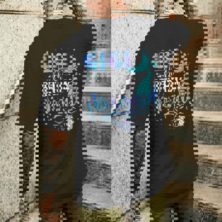 Gigi Of The Birthday Mermaid Family Matching Party Squad Men's T