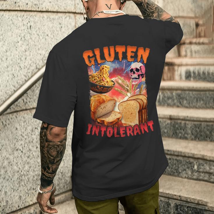 Gluten Intolerant T-Shirt mit Rückendruck Geschenke für Ihn