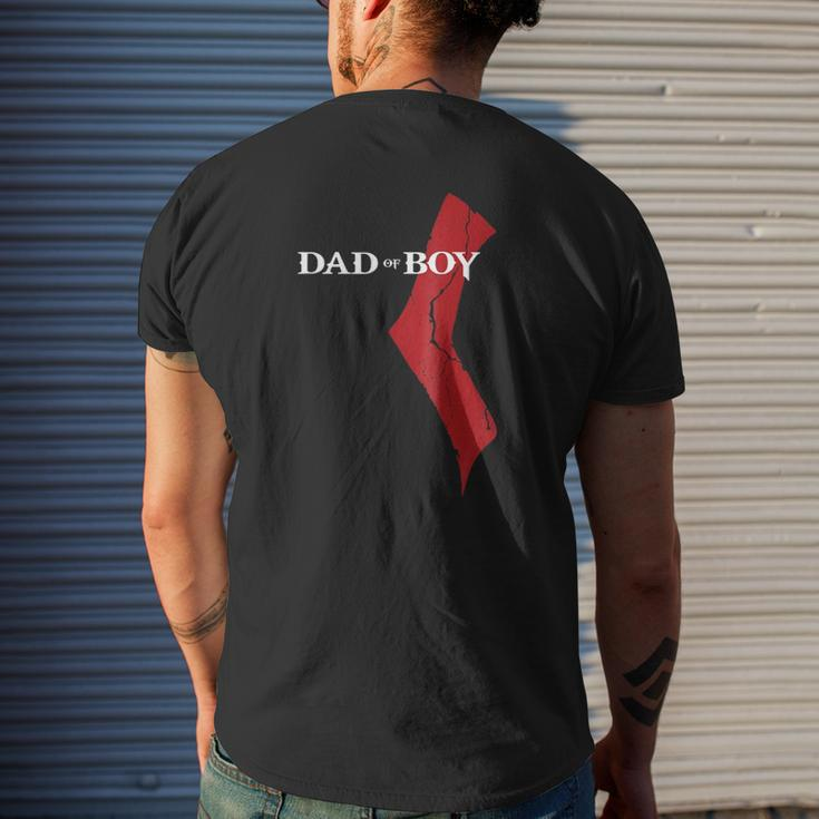 God Of Boy Dad Video Gamefather's Day Edition Mens Back Print T-shirt Gifts for Him