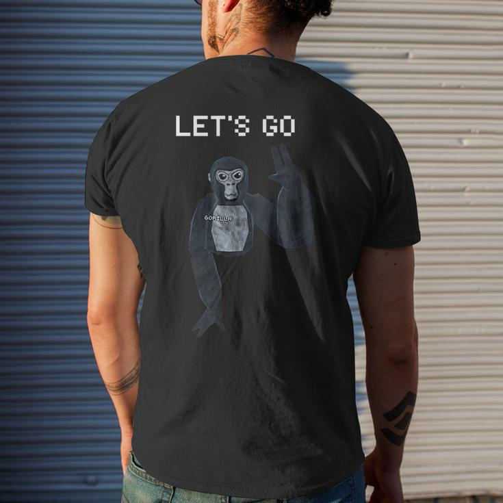 Gorilla Tag Monke Meme Vr For Kids Adults N Mens Back Print T-shirt Gifts for Him