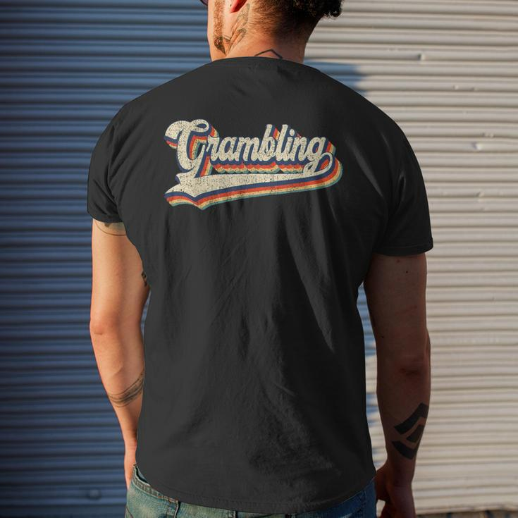 Gram Bling School Sport Name Vintage Retro Men's T-shirt Back Print Gifts for Him