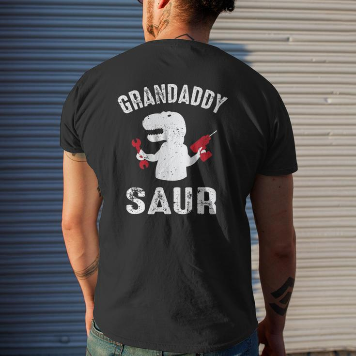 Granddaddy Saurus rex Grandpasaurus Mens Back Print T-shirt Gifts for Him