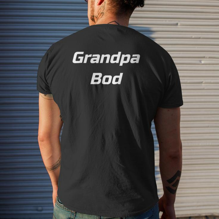 Grandpa Bod Dad Bod Father's Day Mens Back Print T-shirt Gifts for Him