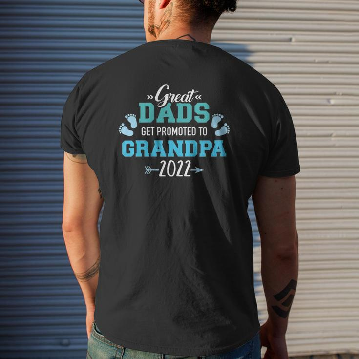 Great Dads Get Promoted To Grandpa 2022 Zip Mens Back Print T-shirt Gifts for Him