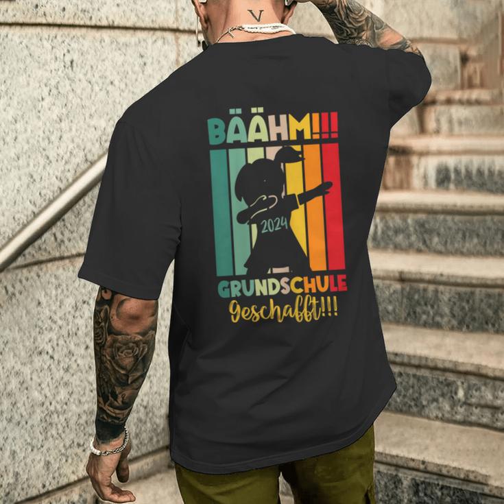 Grundschule Absolvent Abgänger Grundschule Abschluss 2024 T-Shirt mit Rückendruck Geschenke für Ihn