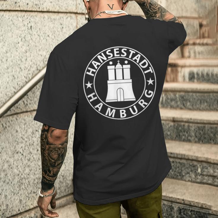 Hamburg Hanseatic City Hamburger Norddeutschland T-Shirt mit Rückendruck Geschenke für Ihn