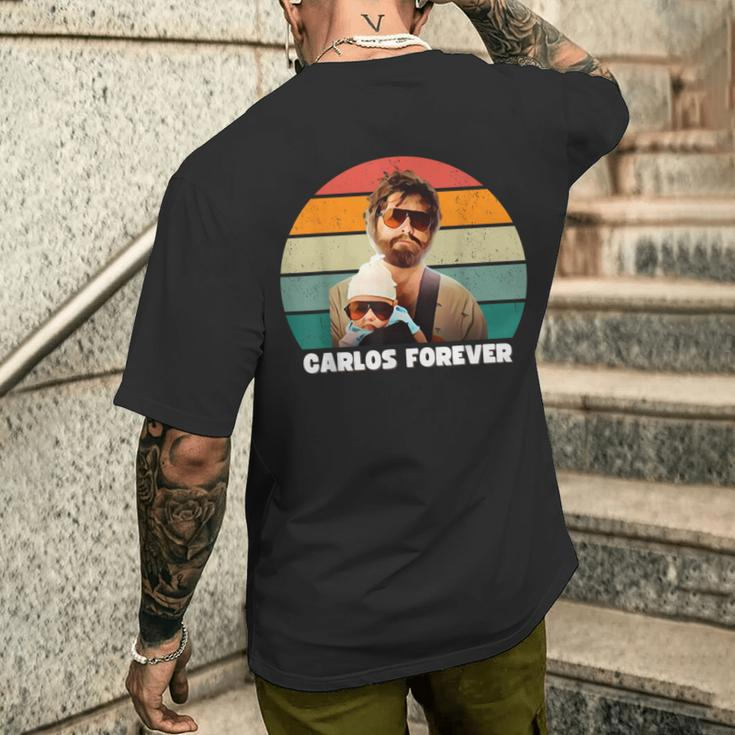 Hangover Movie Carlos First Name Classic Cinema Men's T-shirt Back Print Gifts for Him