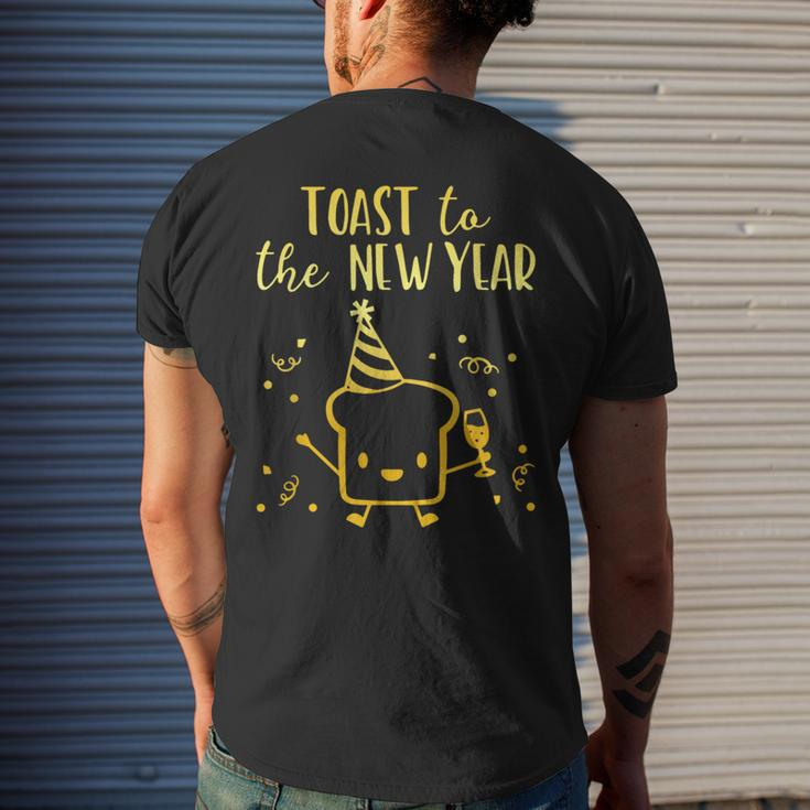 Happy New Year Nye Party New Years Eve Confetti Men's T-shirt Back Print Gifts for Him