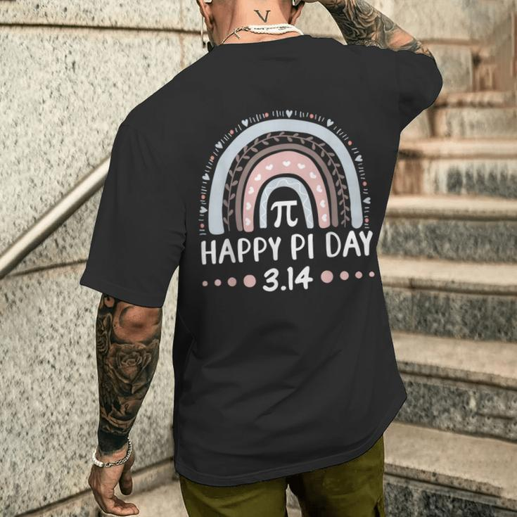 Happy Pi Day 314 Pi Symbol Math Lovers Men's T-shirt Back Print Gifts for Him