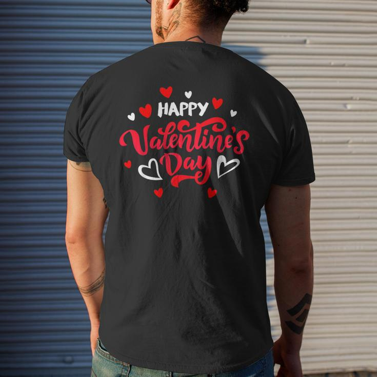 Happy Valentine's Day 2024 Men's T-shirt Back Print Gifts for Him