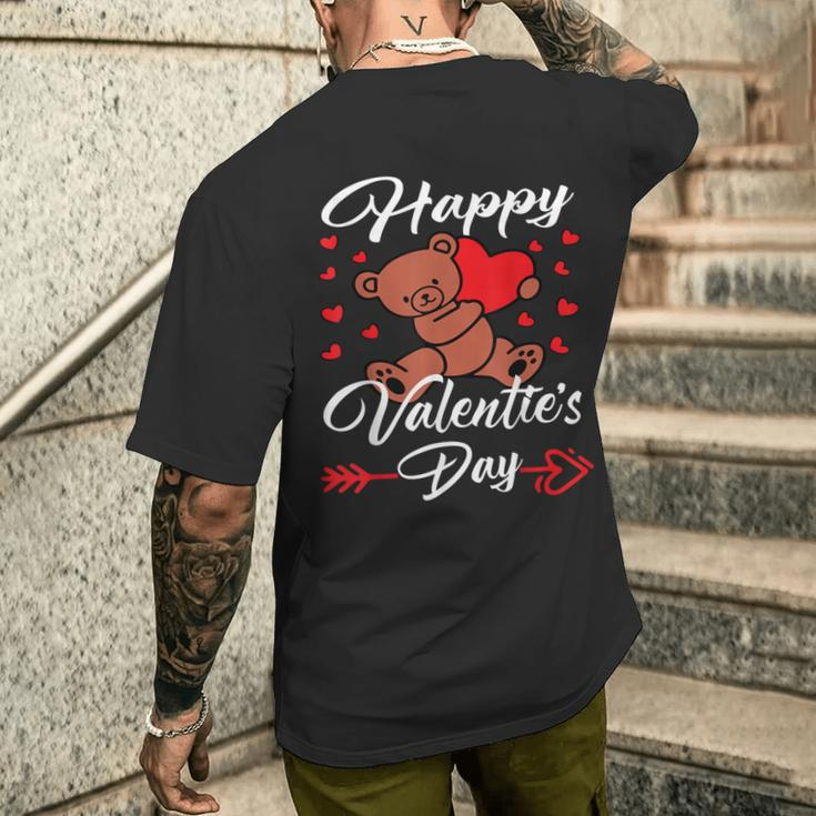 Happy Valentines Day Outfit Women Valentine's Day Men's T-shirt Back Print Gifts for Him