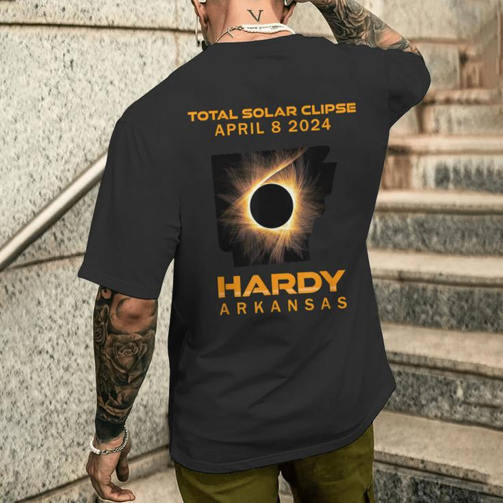 Hardy Arkansas 2024 Total Solar Eclipse Men's T-shirt Back Print Gifts for Him