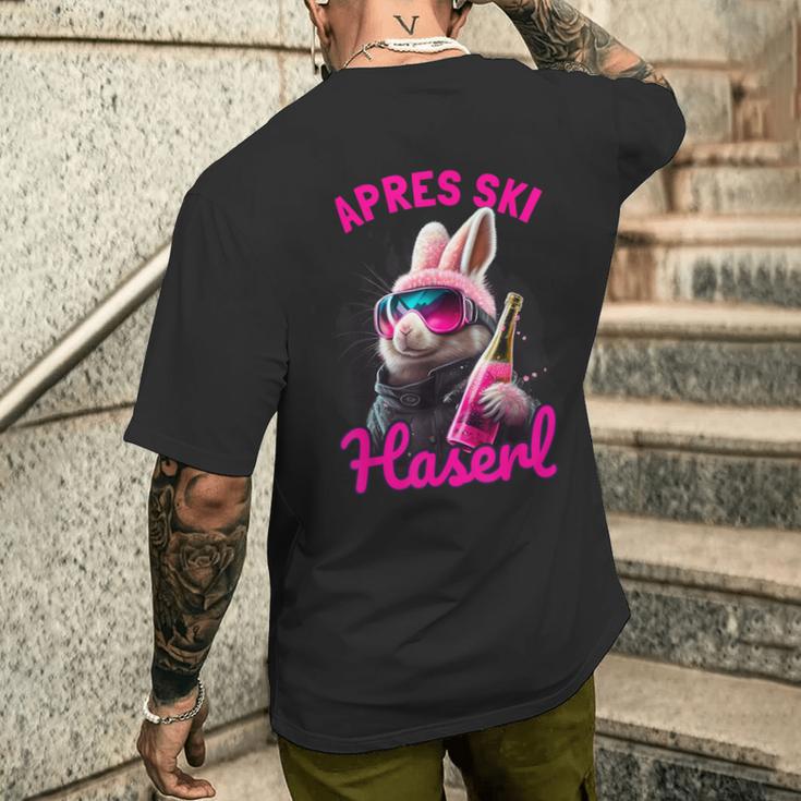 Haserl Apres Ski Apres-Ski T-Shirt mit Rückendruck Geschenke für Ihn