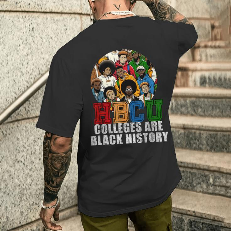 Hbcu Colleges Are Black History Month Men's T-shirt Back Print Gifts for Him