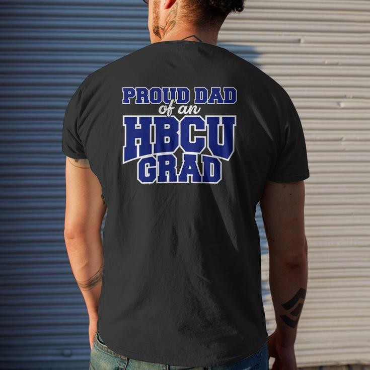 Hbcu Dad College Graduation Hbcu Educated Mens Back Print T-shirt Gifts for Him