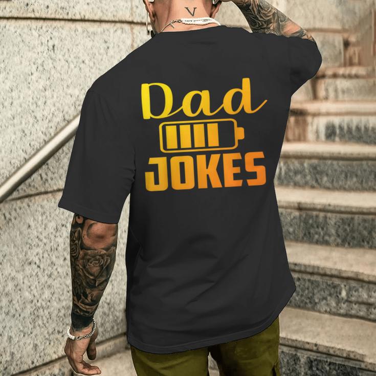 Herren Lustige Papa-Witze T-Shirt mit Rückendruck Geschenke für Ihn