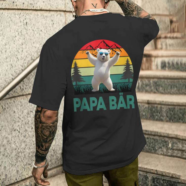 Herrenatertagsgeschenk Papa Bäratertagater & Opa Geschenk T-Shirt mit Rückendruck Geschenke für Ihn