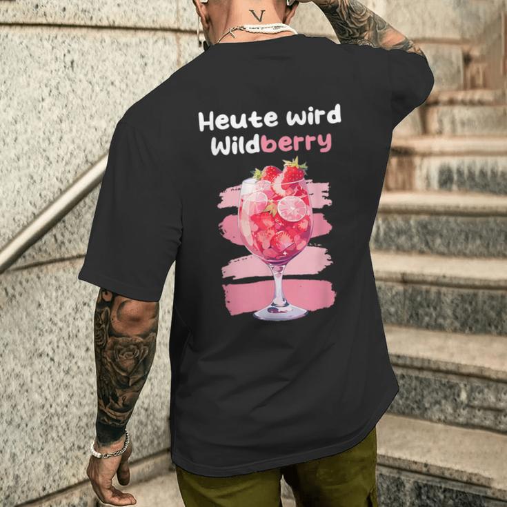 Heute Wird Wildberry Lillet T-Shirt mit Rückendruck Geschenke für Ihn