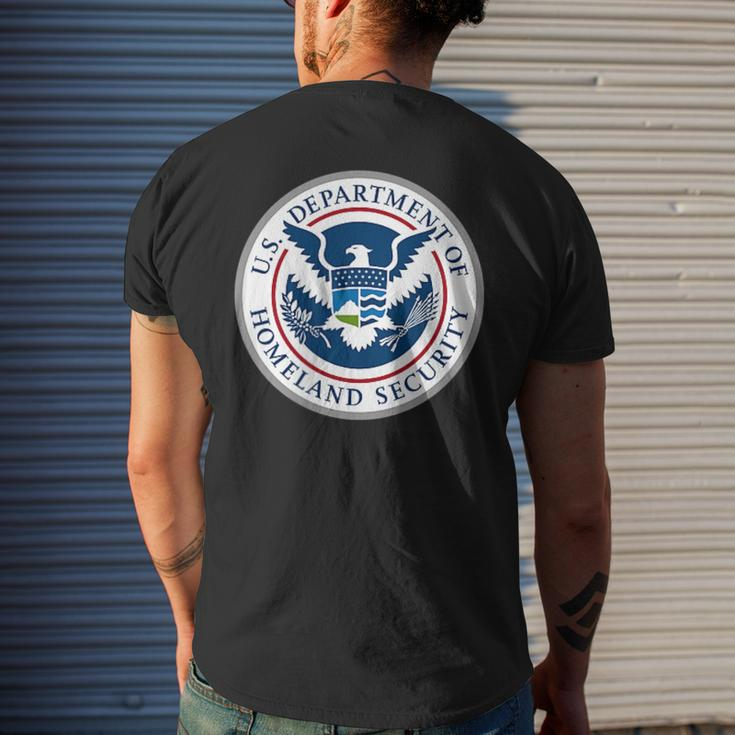 Homeland Security Tsa Veteran Work Emblem Patch Men's T-shirt Back Print Funny Gifts