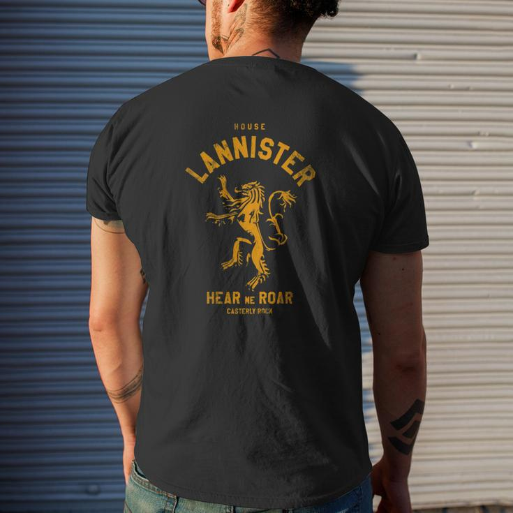 House Lannister Cute Mens Back Print T-shirt Gifts for Him
