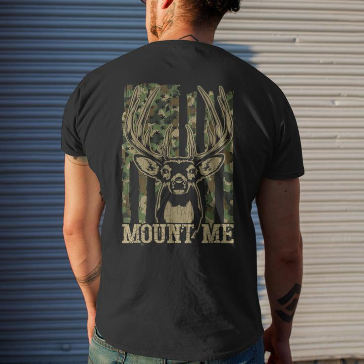 Hunting- Mount Me Whitetail Deer Camo Hunter Dad Men's T-shirt Back Print Gifts for Him